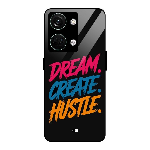 Dream Create Hustle Glass Back Case for Oneplus Nord 3
