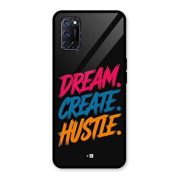 Dream Create Hustle Glass Back Case for Oppo A52