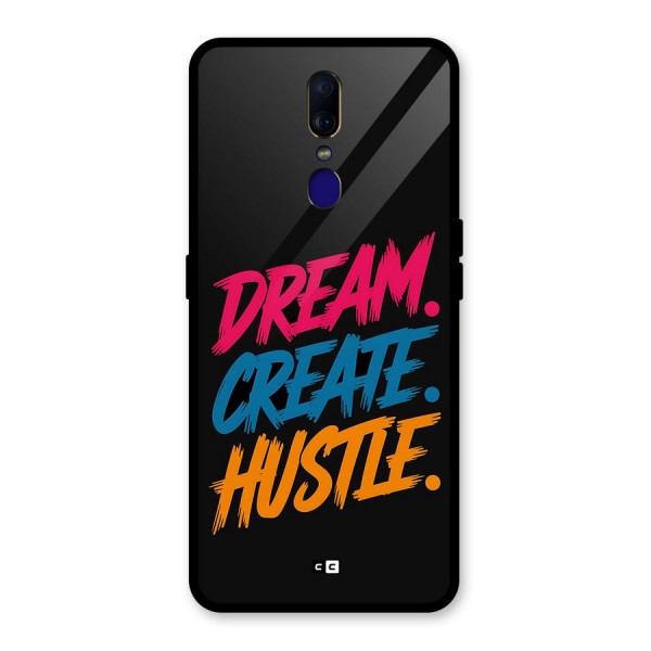 Dream Create Hustle Glass Back Case for Oppo F11