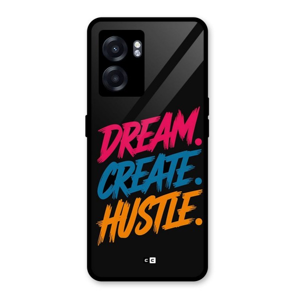 Dream Create Hustle Glass Back Case for Oppo K10 (5G)