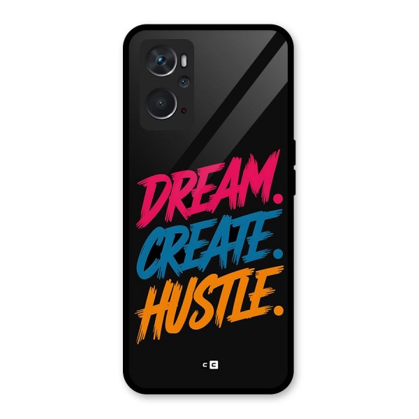 Dream Create Hustle Glass Back Case for Oppo K10 4G