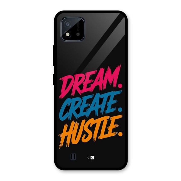 Dream Create Hustle Glass Back Case for Realme C11 2021