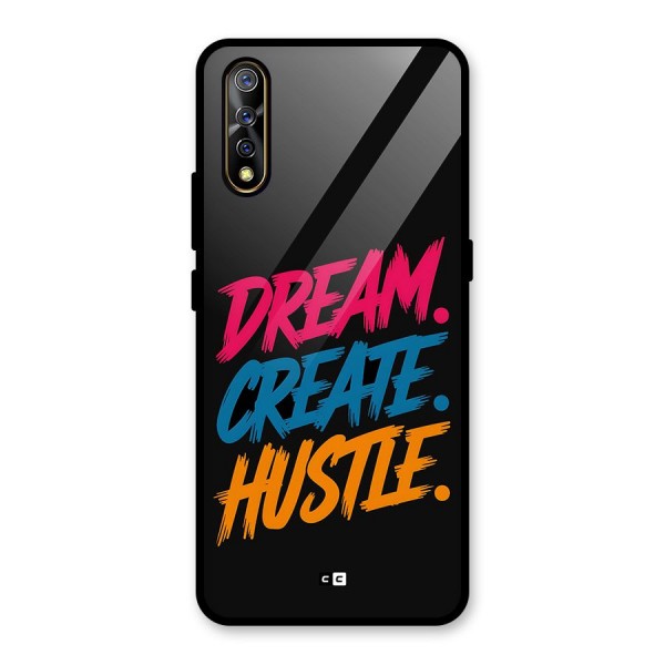 Dream Create Hustle Glass Back Case for Vivo S1