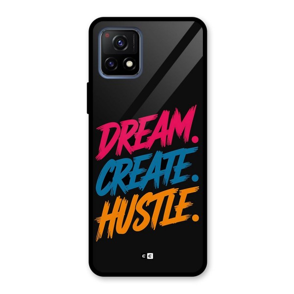 Dream Create Hustle Glass Back Case for Vivo Y72 5G