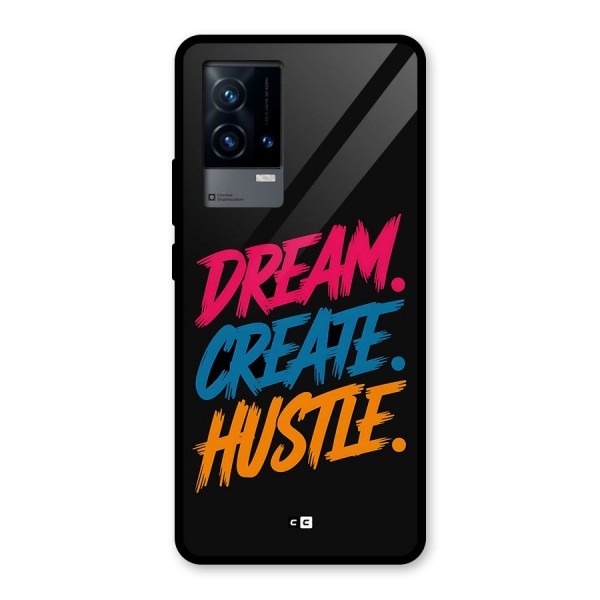 Dream Create Hustle Glass Back Case for iQOO 9 5G