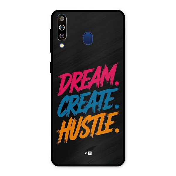 Dream Create Hustle Metal Back Case for Galaxy M30