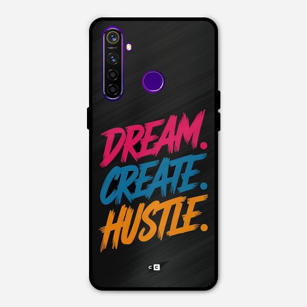 Dream Create Hustle Metal Back Case for Realme 5 Pro