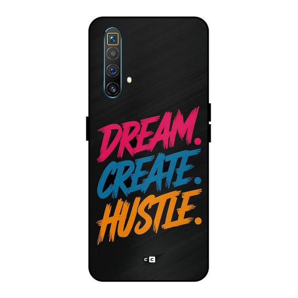 Dream Create Hustle Metal Back Case for Realme X3 SuperZoom