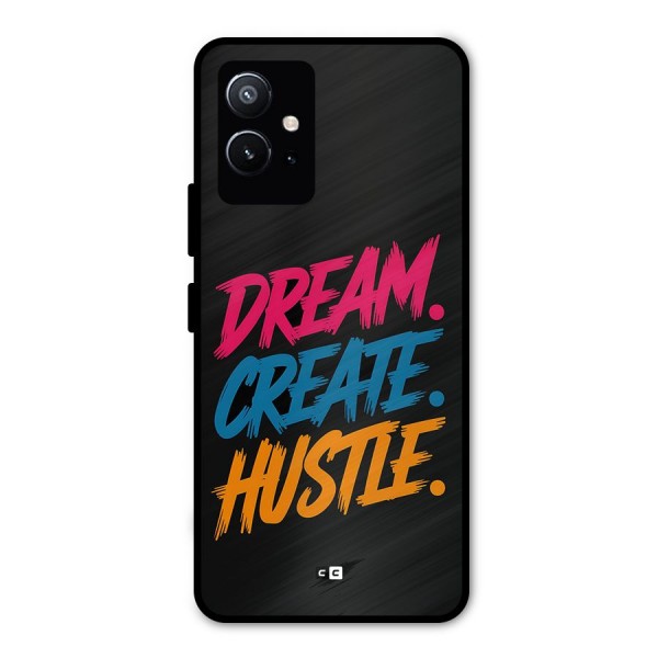 Dream Create Hustle Metal Back Case for Vivo T1 5G