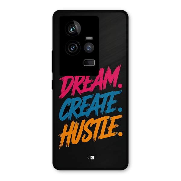 Dream Create Hustle Metal Back Case for iQOO 11 5G