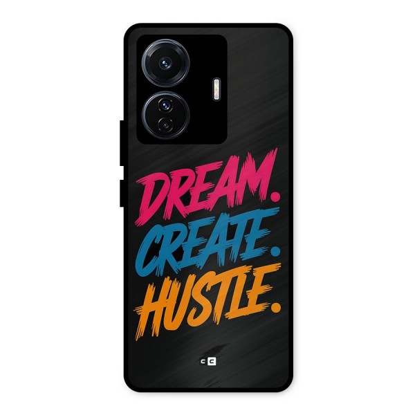 Dream Create Hustle Metal Back Case for iQOO Z6