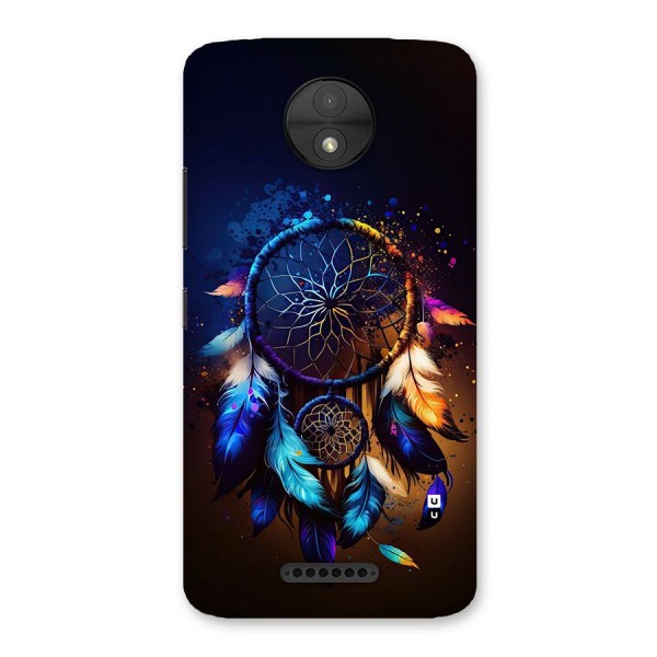 Dream Feather Back Case for Moto C