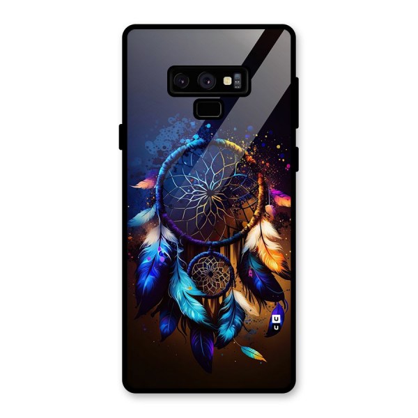 Dream Feather Glass Back Case for Galaxy Note 9