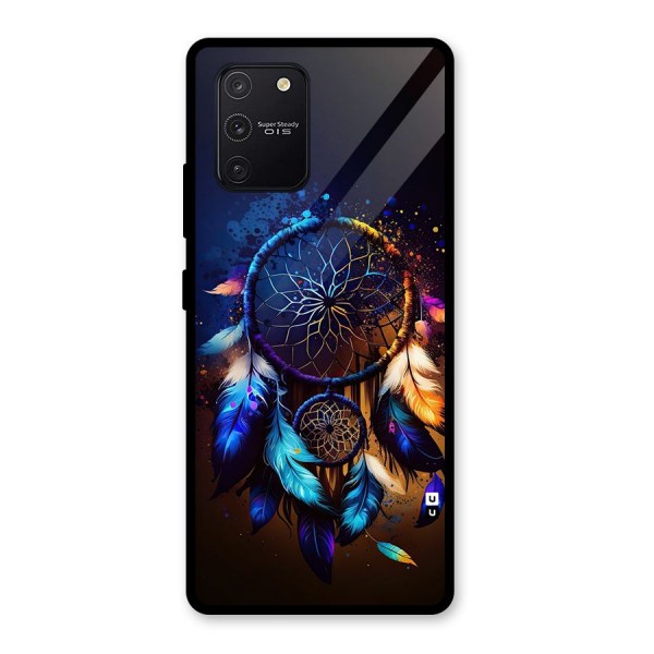 Dream Feather Glass Back Case for Galaxy S10 Lite