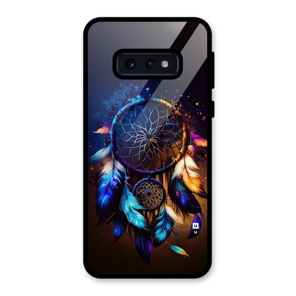 Dream Feather Glass Back Case for Galaxy S10e