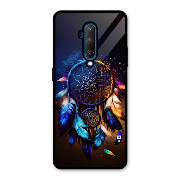 Dream Feather Glass Back Case for OnePlus 7T Pro