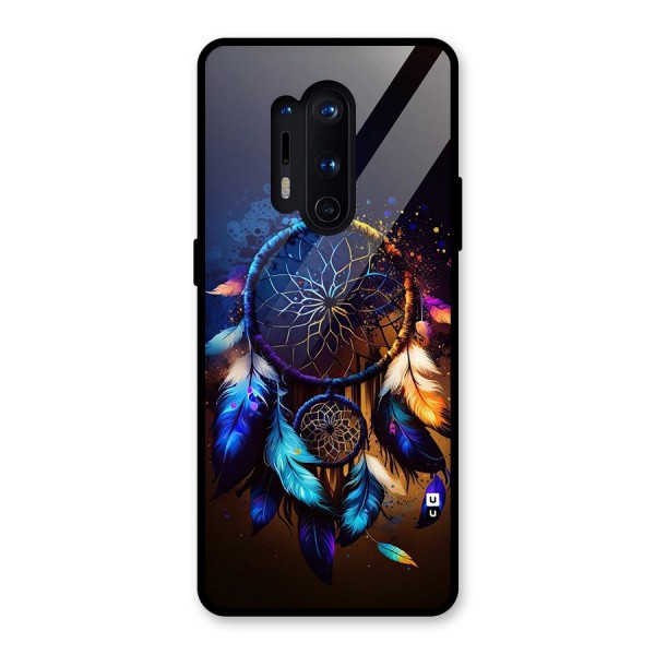 Dream Feather Glass Back Case for OnePlus 8 Pro