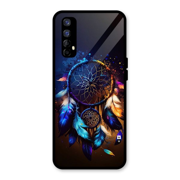 Dream Feather Glass Back Case for Realme 7