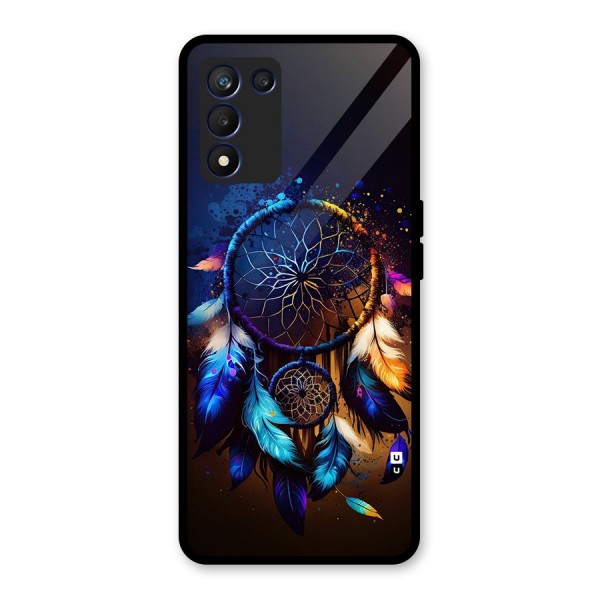 Dream Feather Glass Back Case for Realme 9 5G Speed