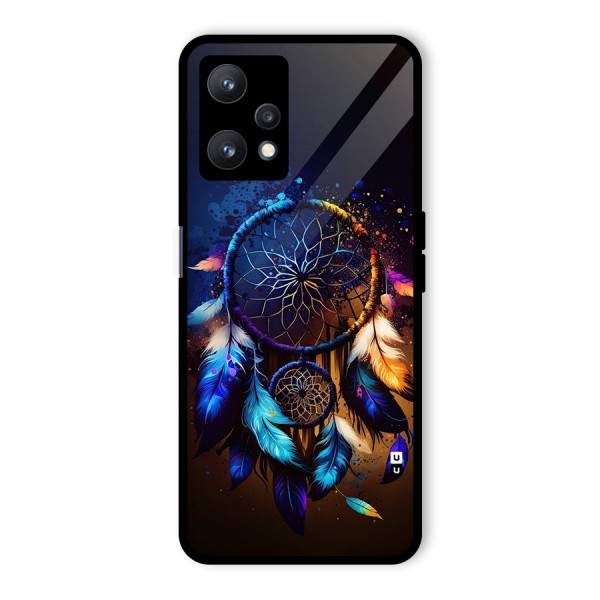 Dream Feather Glass Back Case for Realme 9 Pro 5G