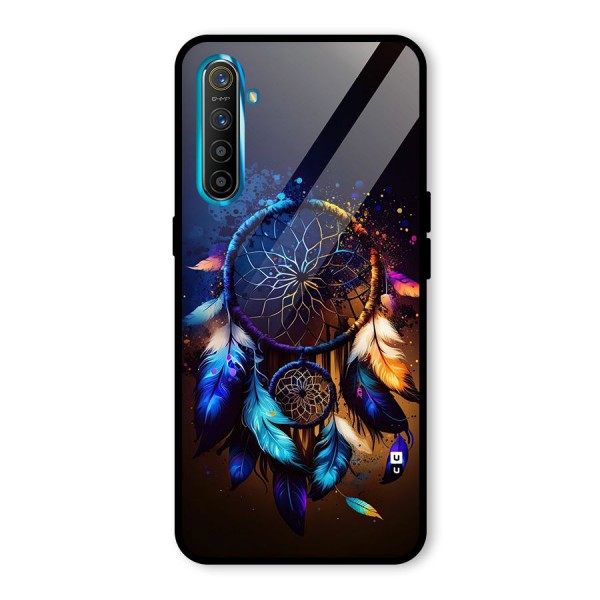 Dream Feather Glass Back Case for Realme X2