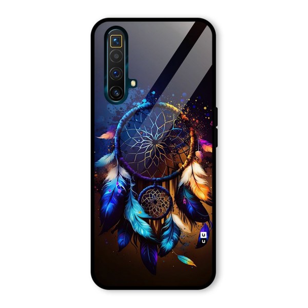 Dream Feather Glass Back Case for Realme X3 SuperZoom