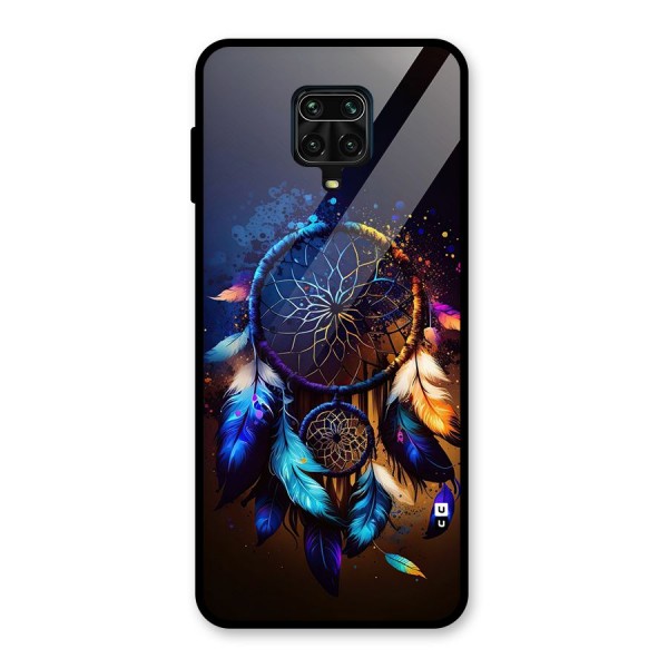 Dream Feather Glass Back Case for Redmi Note 10 Lite