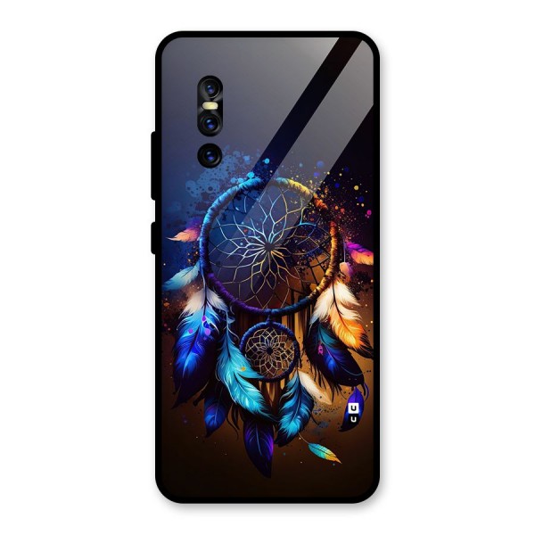 Dream Feather Glass Back Case for Vivo V15 Pro