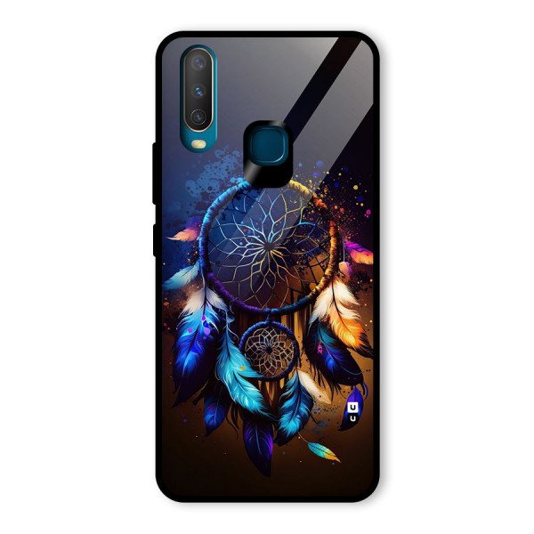 Dream Feather Glass Back Case for Vivo Y12