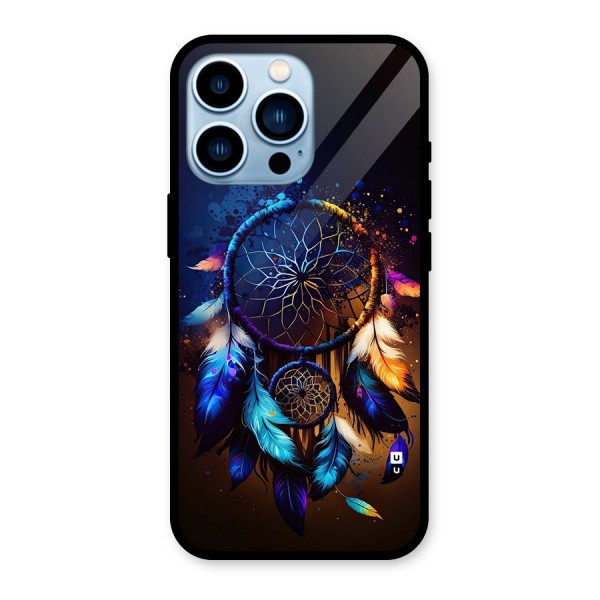 Dream Feather Glass Back Case for iPhone 13 Pro