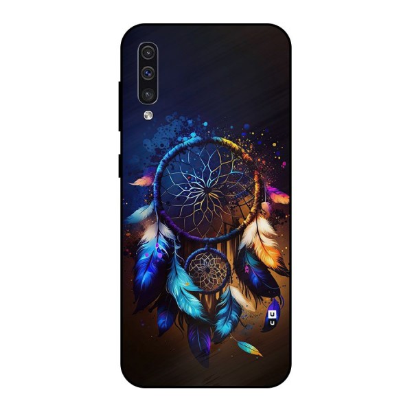 Dream Feather Metal Back Case for Galaxy A50