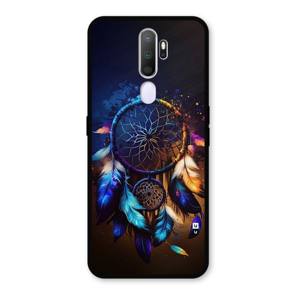 Dream Feather Metal Back Case for Oppo A9 (2020)