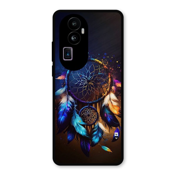 Dream Feather Metal Back Case for Oppo Reno10 Pro Plus