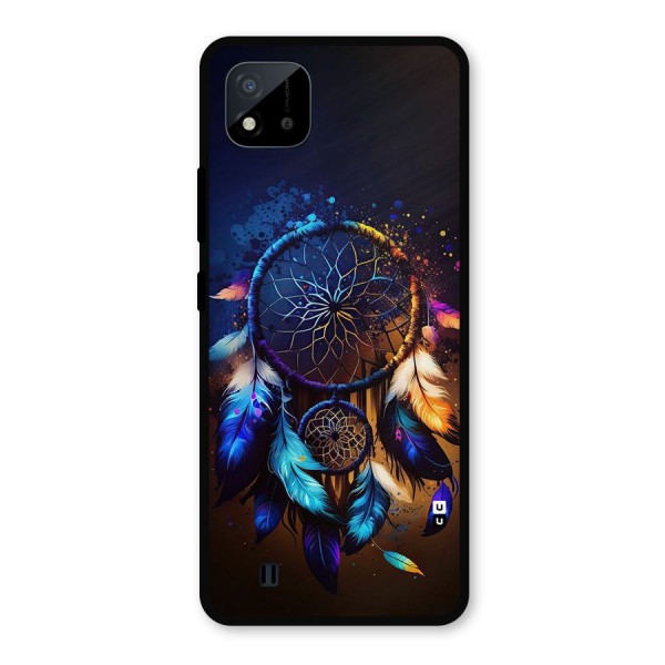 Dream Feather Metal Back Case for Realme C11 2021