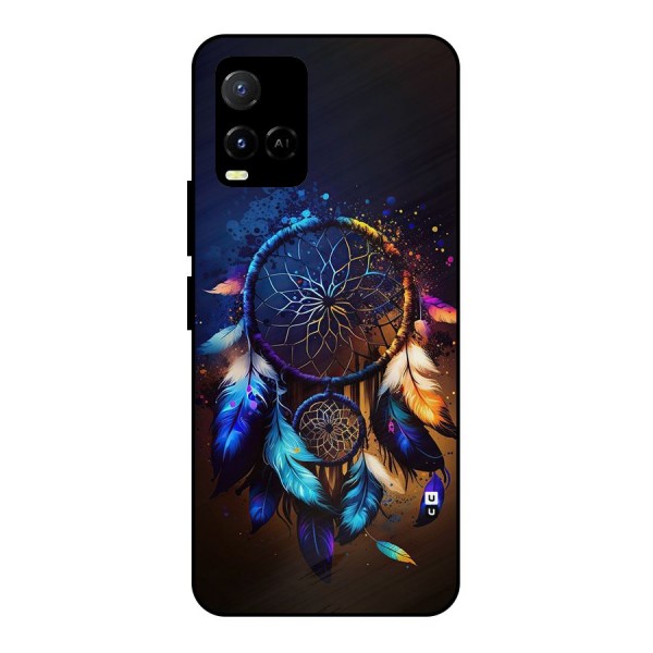 Dream Feather Metal Back Case for Vivo Y21