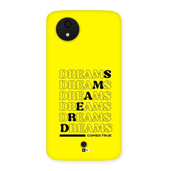 Dreams Comes True Back Case for Canvas A1  AQ4501