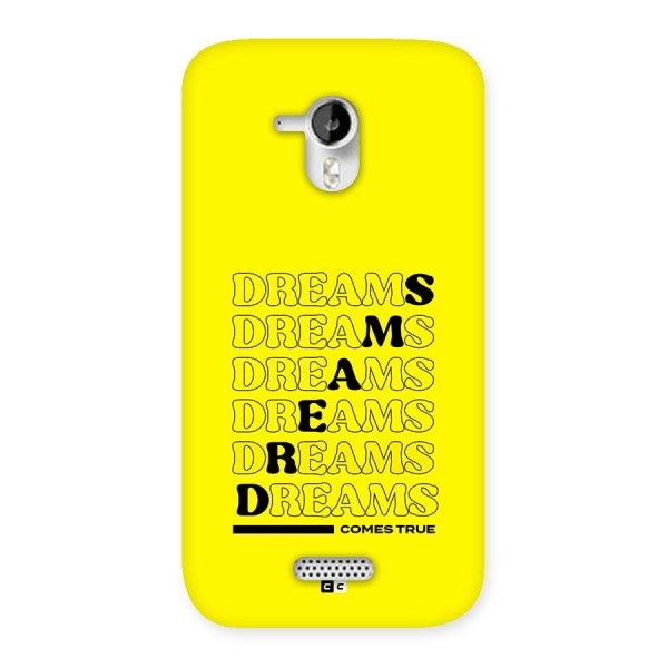 Dreams Comes True Back Case for Canvas HD A116