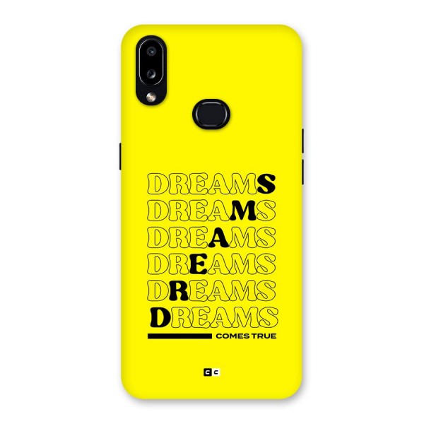 Dreams Comes True Back Case for Galaxy A10s