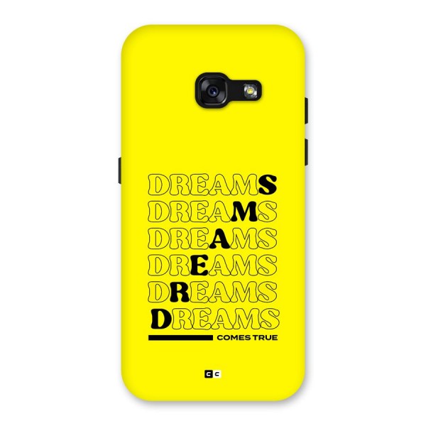 Dreams Comes True Back Case for Galaxy A3 (2017)