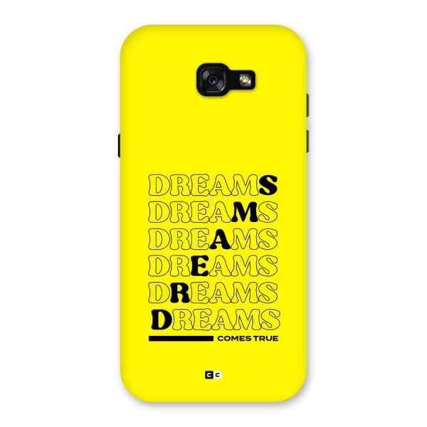 Dreams Comes True Back Case for Galaxy A7 (2017)