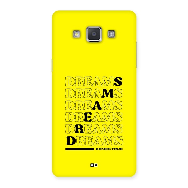 Dreams Comes True Back Case for Galaxy Grand Max