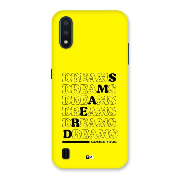 Dreams Comes True Back Case for Galaxy M01