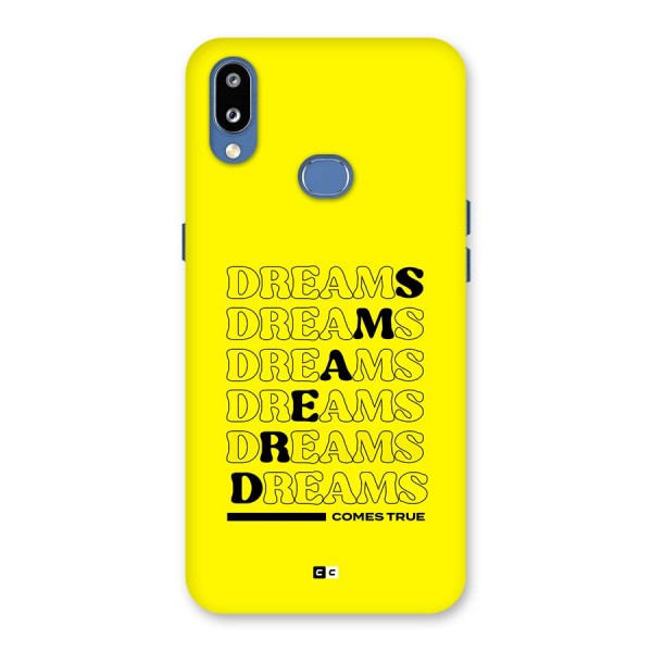 Dreams Comes True Back Case for Galaxy M01s