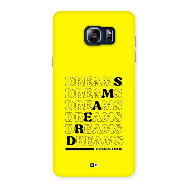 Dreams Comes True Back Case for Galaxy Note 5