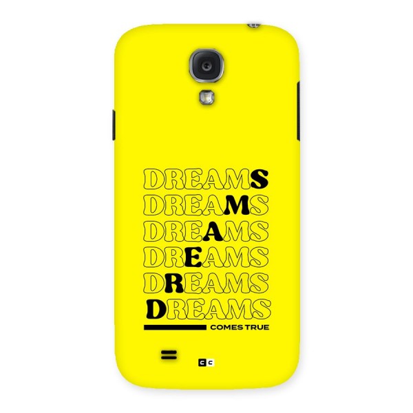 Dreams Comes True Back Case for Galaxy S4