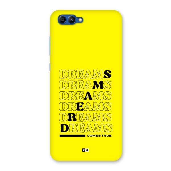 Dreams Comes True Back Case for Honor View 10