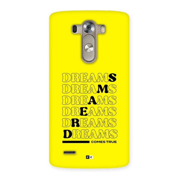 Dreams Comes True Back Case for LG G3