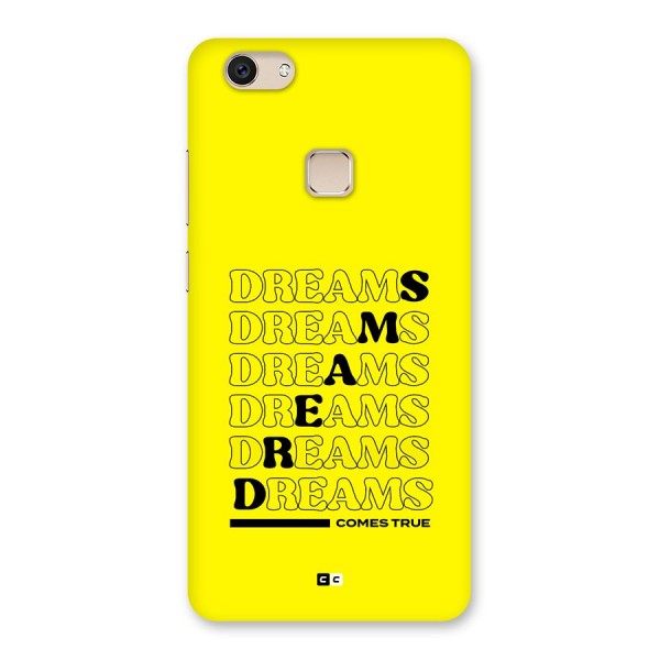 Dreams Comes True Back Case for Vivo V7