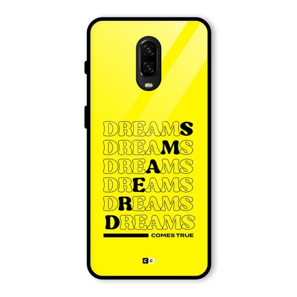 Dreams Comes True Glass Back Case for OnePlus 6T