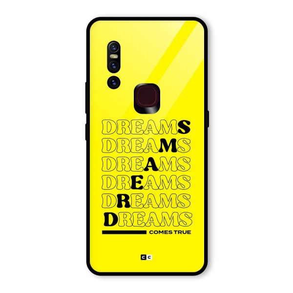 Dreams Comes True Glass Back Case for Vivo V15